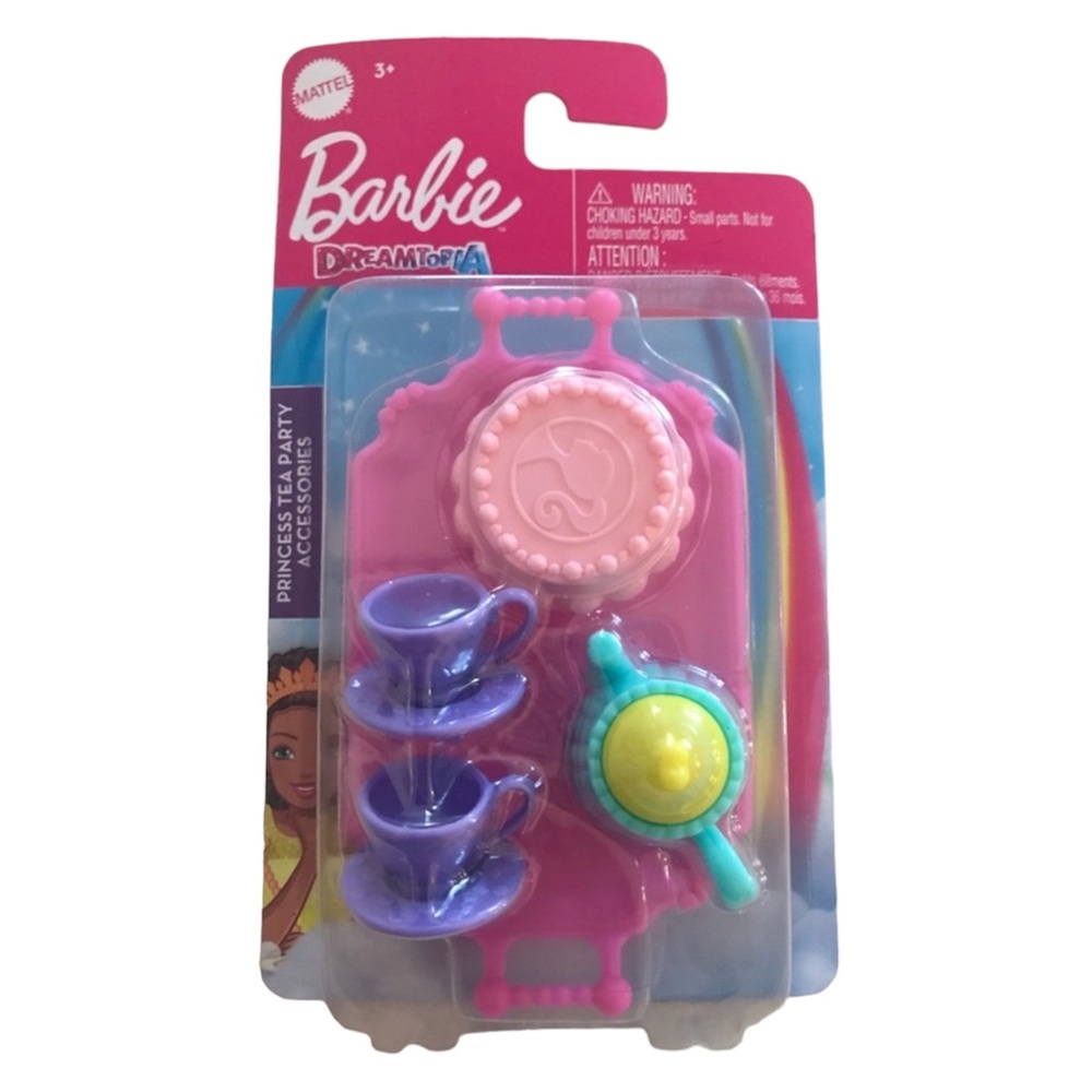 New Barbie Dreamtopia Princess Tea Party Accessories Set *NIP*
